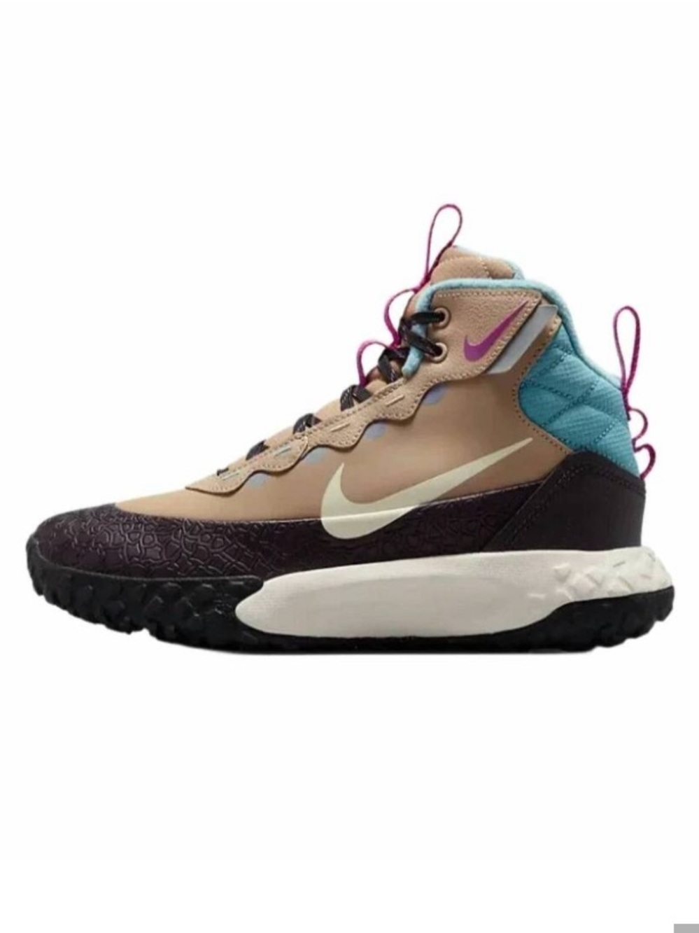 Nike Terrascout Sneaker Boots Hemp Turquoise Burgundy Kids 11C Gorpcore